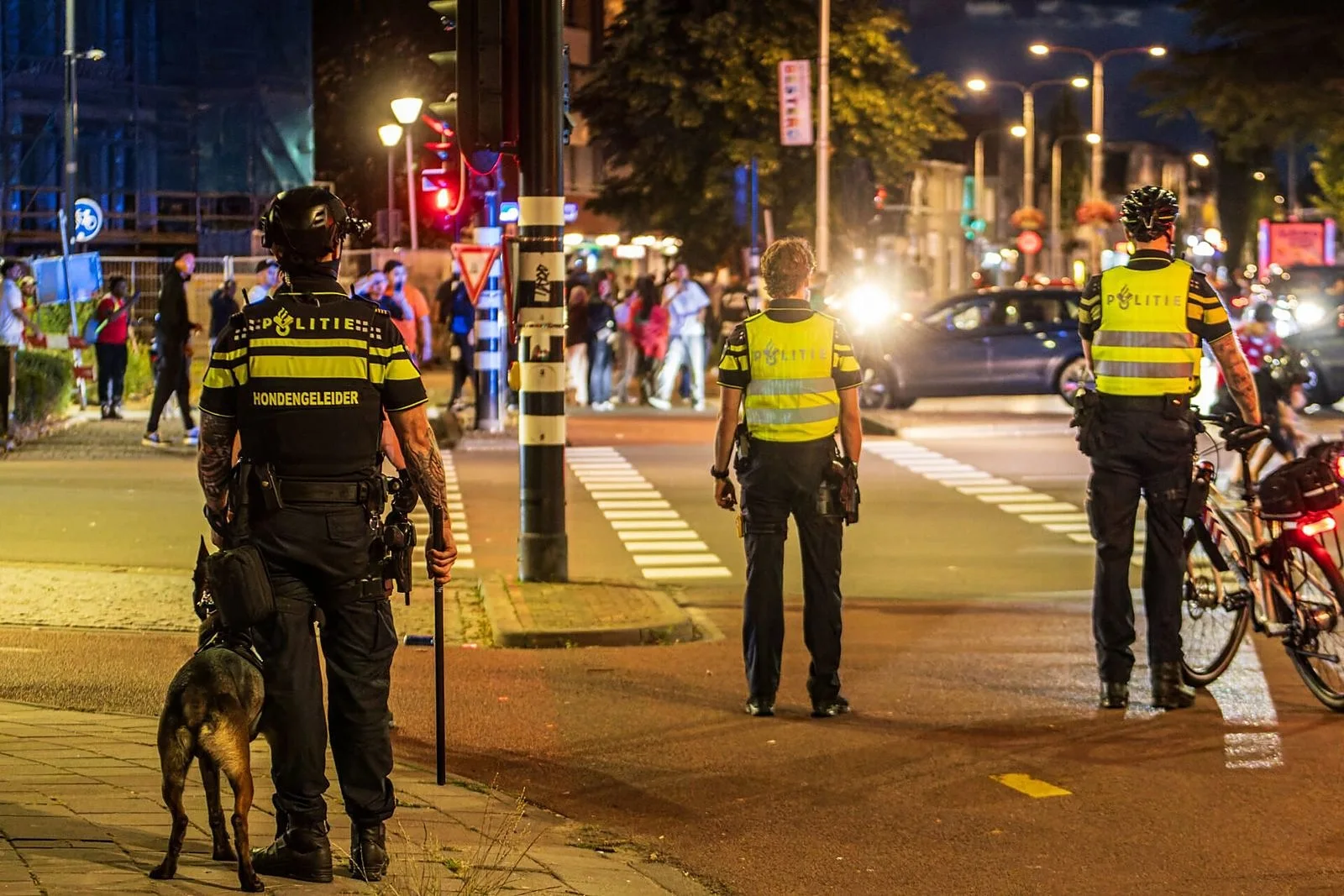 Politie-inzet in Tilburg tijdens de avond