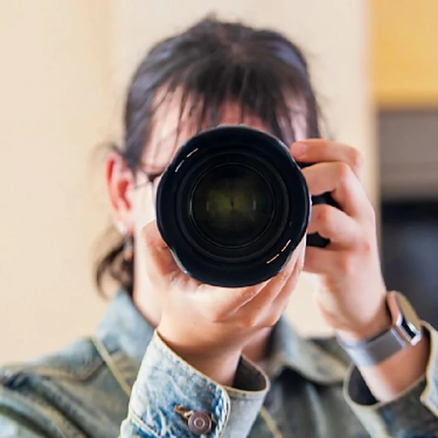 Sophie Wagener met camera
